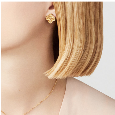 VIRGINIA™️™ | Luxus Ohrringe aus Gelbgold