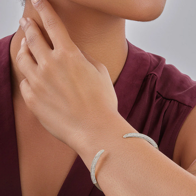 Crystal Armreif - Gold