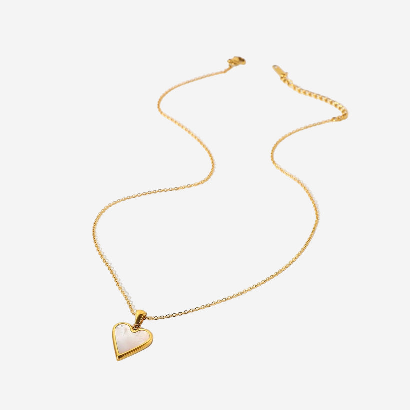 SHELL HEART KETTE