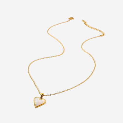 SHELL HEART KETTE