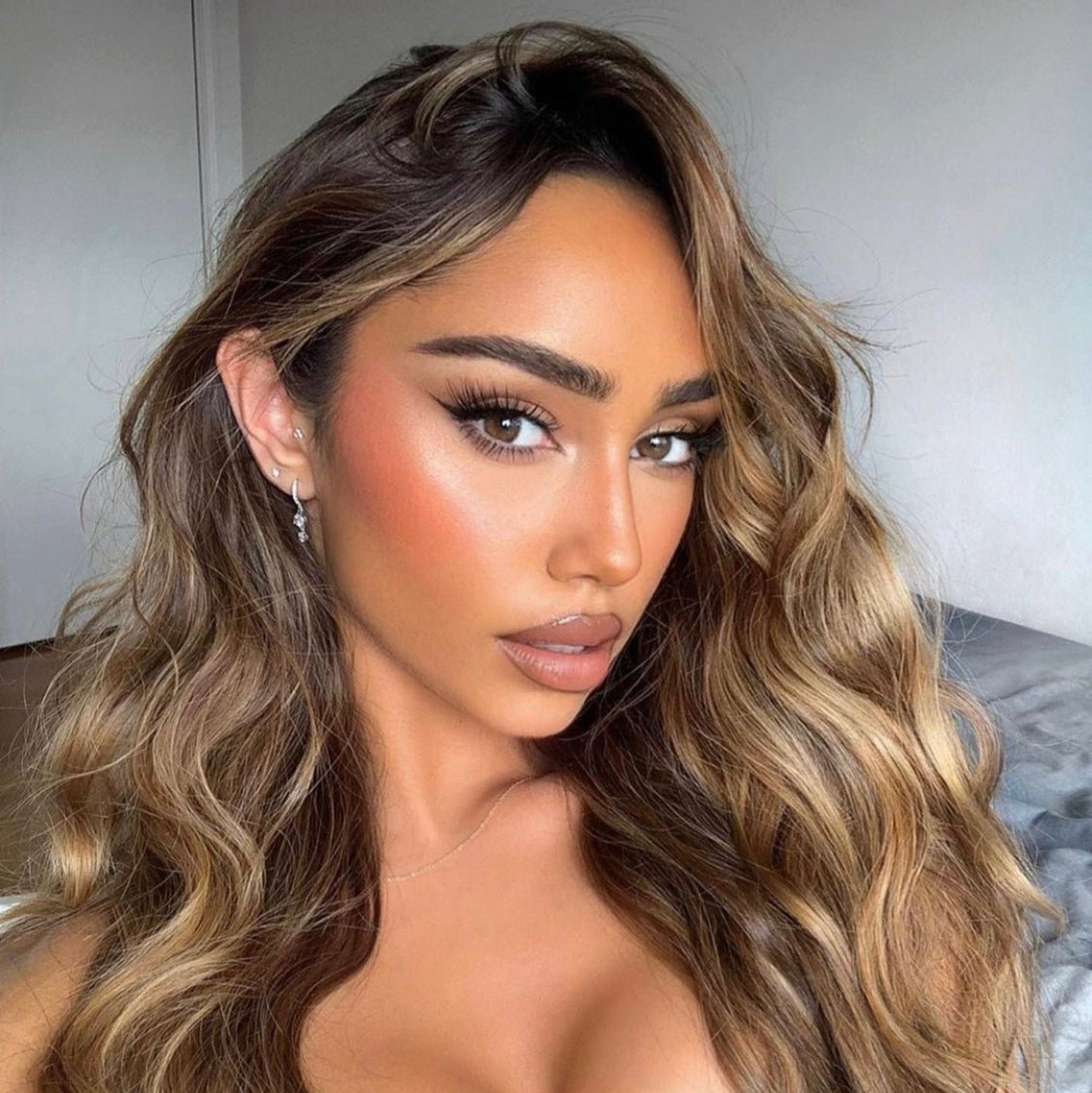 BABY CRYSTAL STECKER - SILBER