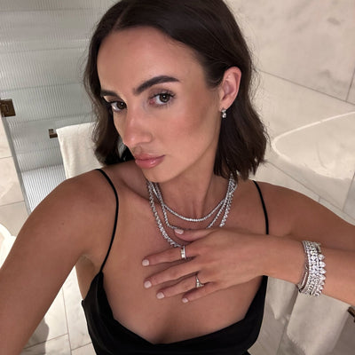 DAJANA OHRRINGE - SILBER