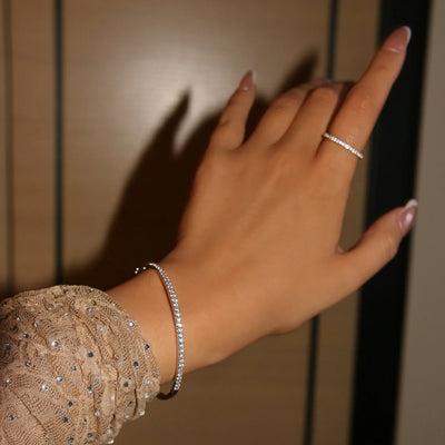 Lunar Armreif - Silber