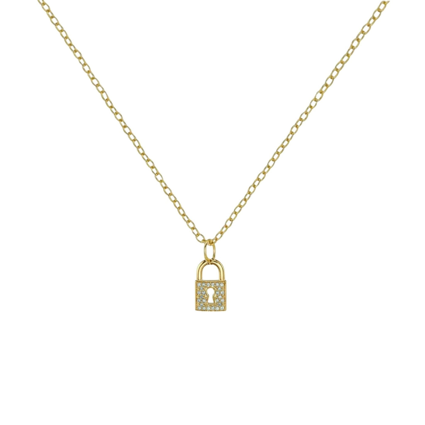 LOLA LOCK HALSKETTE - GOLD