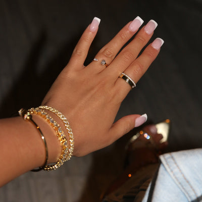 MARTHA RING - GOLD & SILBER ZWEIFARBIG