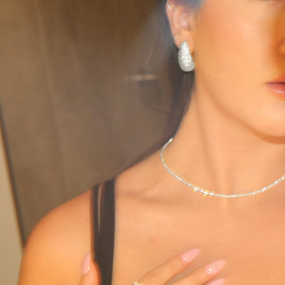 OLYMPIA OHRRINGE - SILBER