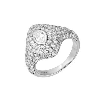 PAMELA RING - SILBER