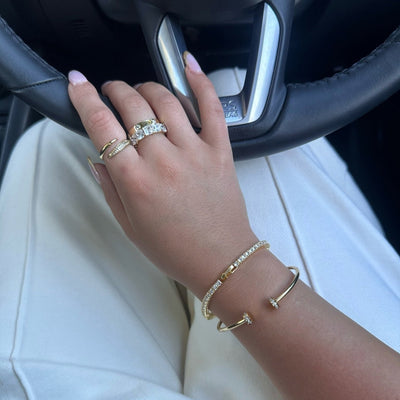 RAYE BANGLE - SILBER