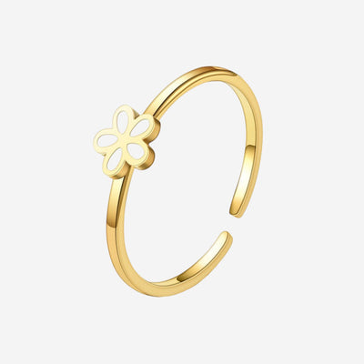 WHITE FLOWER RING