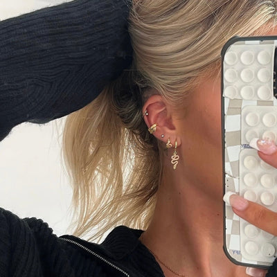 SERPENTZ EAR CUFF – SMARAGDGRÜN