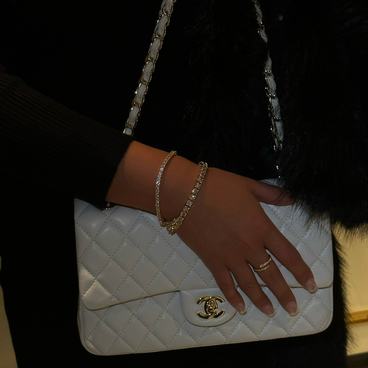 TATIANA TENNIS ARMBAND - GOLD