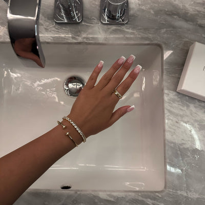 TATIANA TENNIS ARMBAND - SILBER