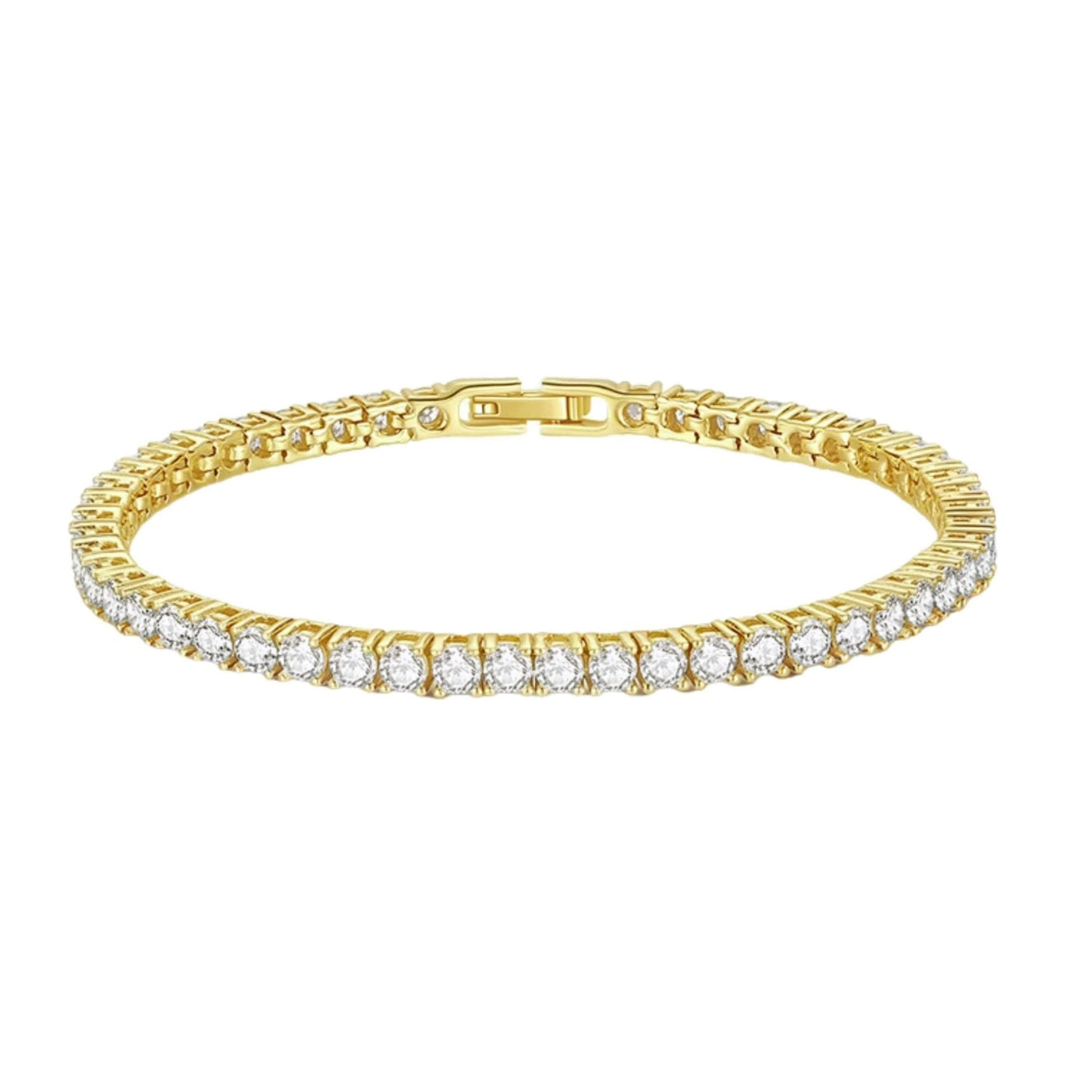 TYRA TENNIS ARMBAND - SILBER