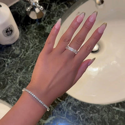 TYRA TENNIS ARMBAND - GOLD